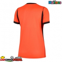 Camisa de Futebol Países Baixos Equipamento Principal Mulheres Mundo 2026 Manga Curta